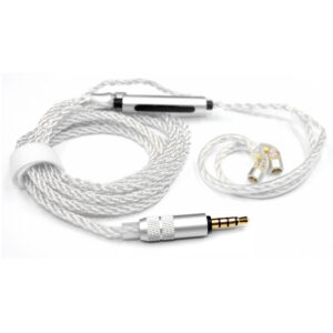 CEL-35078-W Super Soft Twisted Headphone Cable Replacement 0.78mm 2pin 3.5mm