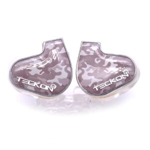 IEM-E2-34 Camouflage Brown Fashion Design Hi-Fi IEM Bluetooth Earphones