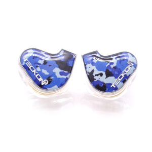 IEM-E1-5 Camouflage Blue Fashion Design Hi-Fi IEM Bluetooth Earphones-1DD