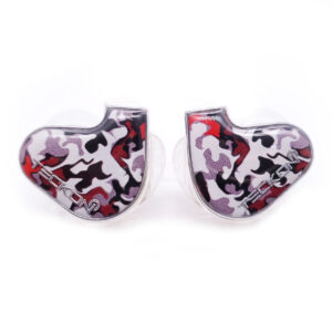 IEM-E2-8 Camouflage Red Fashion Design Hi-Fi IEM Bluetooth Earphones